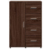 Senkit 2 kpl ruskea tammi 60x31x84 cm tekninen puu