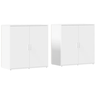 Senkit 2 kpl valkoinen 79x38x80 cm tekninen puu