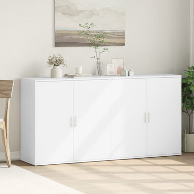 Senkit 2 kpl valkoinen 79x38x80 cm tekninen puu