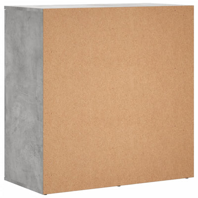 Senkit 2 kpl betoninharmaa 79x38x80 cm tekninen puu