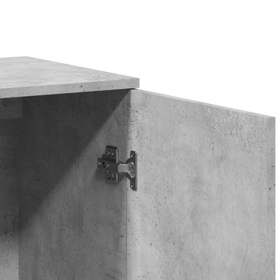 Senkit 2 kpl betoninharmaa 79x38x80 cm tekninen puu