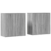 Senkit 2 kpl harmaa Sonoma 79x38x80 cm tekninen puu