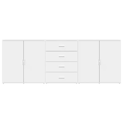 Valkoinen senkit Marienne (3 kpl puinen)