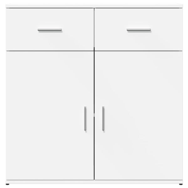 Valkoinen senkit Janay 79x38x80cm (2 kpl puinen)