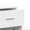 Valkoinen senkit Janay 79x38x80cm (2 kpl puinen)