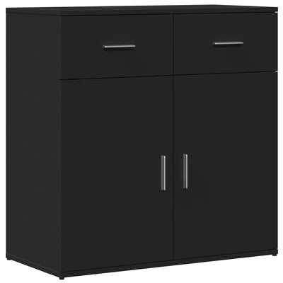 Senkit 2 kpl musta 79x38x80 cm tekninen puu