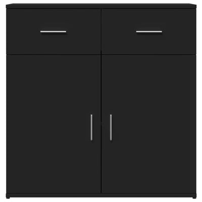 Senkit 2 kpl musta 79x38x80 cm tekninen puu
