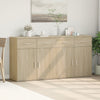 Senkit 2 kpl Sonoma-tammi 79x38x80 cm tekninen puu