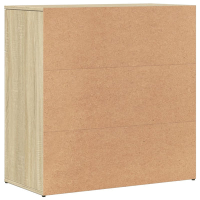 Senkit 2 kpl Sonoma-tammi 79x38x80 cm tekninen puu