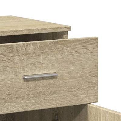 Sonoma-tammi senkit Janay 79x38x80cm (2 kpl puinen)