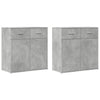 Senkit 2 kpl betoninharmaa 79x38x80 cm tekninen puu