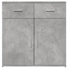 Senkit 2 kpl betoninharmaa 79x38x80 cm tekninen puu