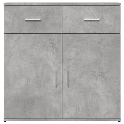 Senkit 2 kpl betoninharmaa 79x38x80 cm tekninen puu