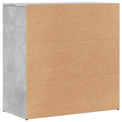 Senkit 2 kpl betoninharmaa 79x38x80 cm tekninen puu