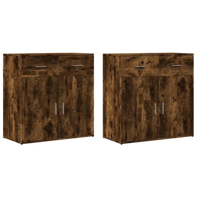 Senkit 2 kpl savutammi 79x38x80 cm tekninen puu