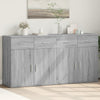 Senkit 2 kpl harmaa Sonoma 79x38x80 cm tekninen puu