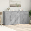 Senkit 2 kpl harmaa Sonoma 79x38x80 cm tekninen puu