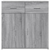 Senkit 2 kpl harmaa Sonoma 79x38x80 cm tekninen puu