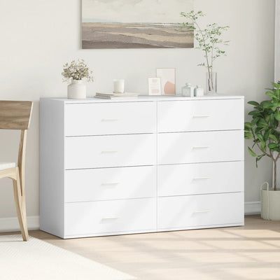 Senkit 2 kpl valkoinen 60x39x80 cm tekninen puu