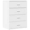 Senkit 2 kpl valkoinen 60x39x80 cm tekninen puu
