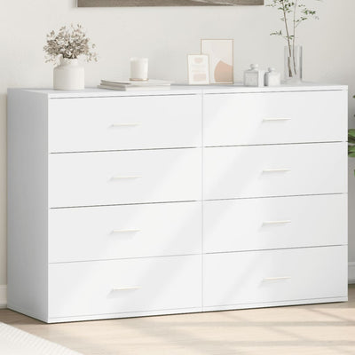 Senkit 2 kpl valkoinen 60x39x80 cm tekninen puu