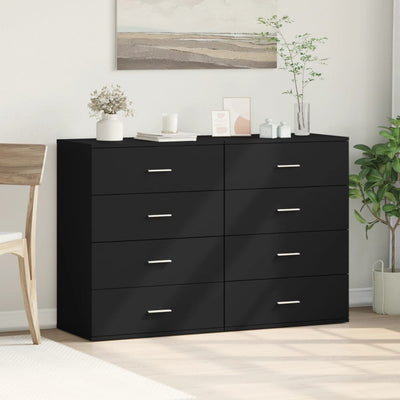 Senkit 2 kpl musta 60x39x80 cm tekninen puu