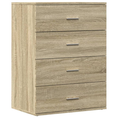 Senkit 2 kpl Sonoma-tammi 60x39x80 cm tekninen puu
