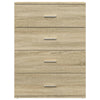 Senkit 2 kpl Sonoma-tammi 60x39x80 cm tekninen puu