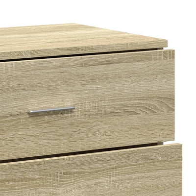 Senkit 2 kpl Sonoma-tammi 60x39x80 cm tekninen puu