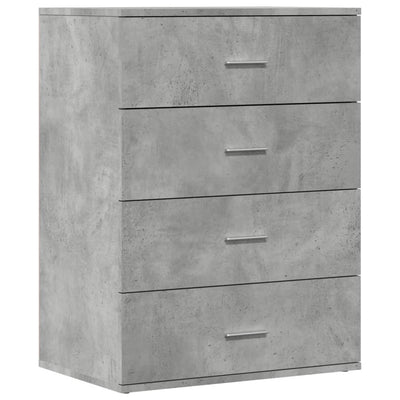 Senkit 2 kpl betoninharmaa 60x39x80 cm tekninen puu