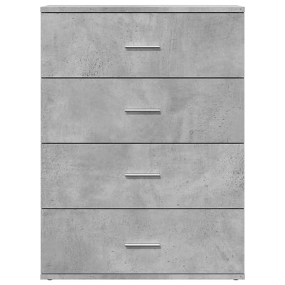 Senkit 2 kpl betoninharmaa 60x39x80 cm tekninen puu