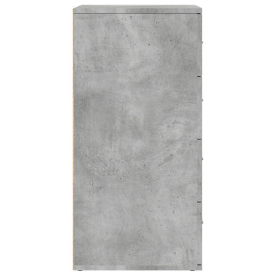 Senkit 2 kpl betoninharmaa 60x39x80 cm tekninen puu