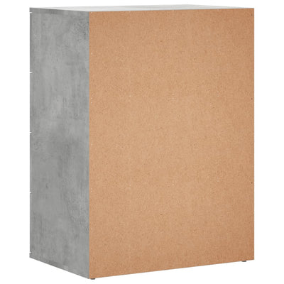 Senkit 2 kpl betoninharmaa 60x39x80 cm tekninen puu