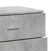 Senkit 2 kpl betoninharmaa 60x39x80 cm tekninen puu