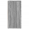 Senkit 2 kpl harmaa Sonoma 60x39x80 cm tekninen puu