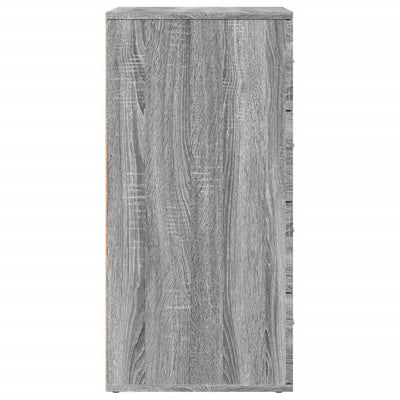 Senkit 2 kpl harmaa Sonoma 60x39x80 cm tekninen puu