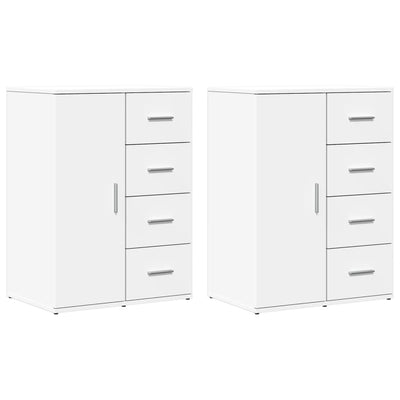 Senkit 2 kpl valkoinen 59x39x80 cm tekninen puu