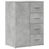 Senkit 2 kpl betoninharmaa 59x39x80 cm tekninen puu