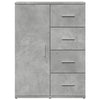 Senkit 2 kpl betoninharmaa 59x39x80 cm tekninen puu