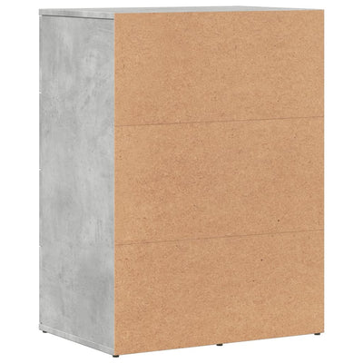 Senkit 2 kpl betoninharmaa 59x39x80 cm tekninen puu