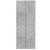 Arkistokaappi betoninharmaa 60x32x153 cm tekninen puu