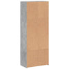 Arkistokaappi betoninharmaa 60x32x153 cm tekninen puu