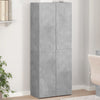 Arkistokaappi betoninharmaa 60x32x153 cm tekninen puu