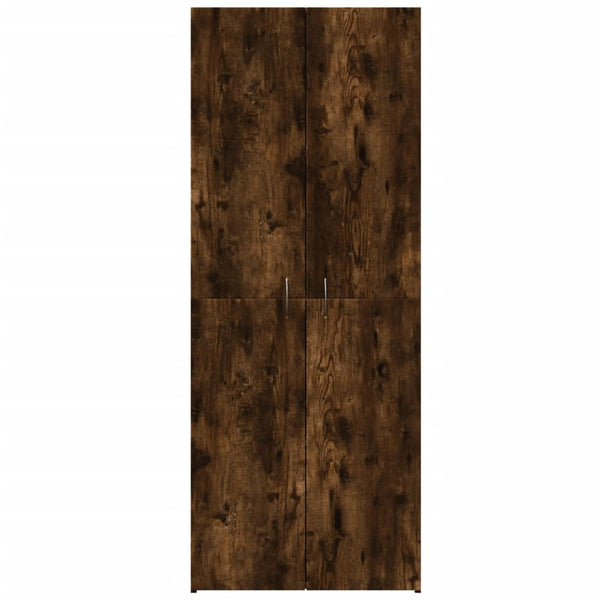 Arkistokaappi savutammi 60x32x153 cm tekninen puu