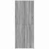 Arkistokaappi harmaa Sonoma 60x32x153 cm tekopuu