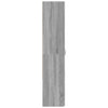 Arkistokaappi harmaa Sonoma 60x32x153 cm tekopuu