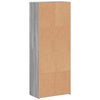 Arkistokaappi harmaa Sonoma 60x32x153 cm tekopuu