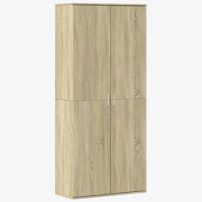 Kaappi Sonoma-tammi 80x35x180 cm tekninen puu