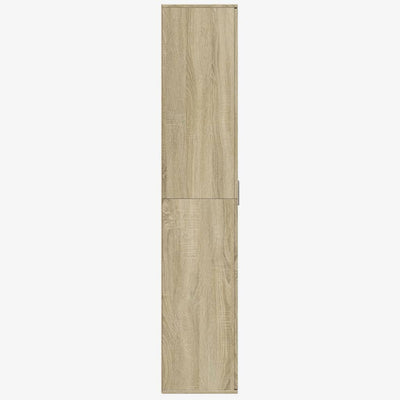 Kaappi Sonoma-tammi 80x35x180 cm tekninen puu