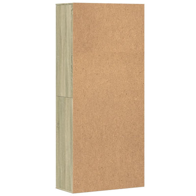 Kaappi Sonoma-tammi 80x35x180 cm tekninen puu